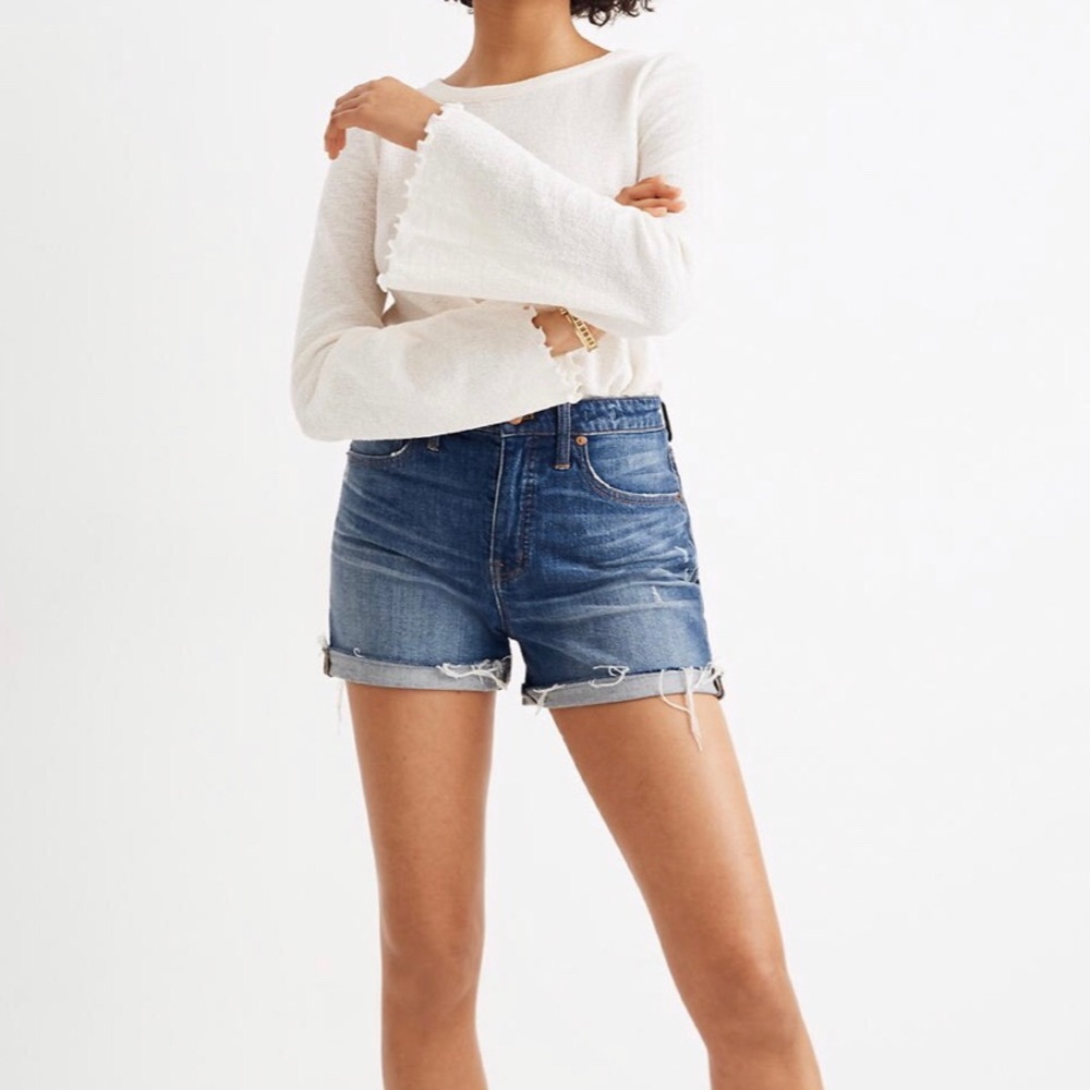 Madewell High Rise Denim Shorts